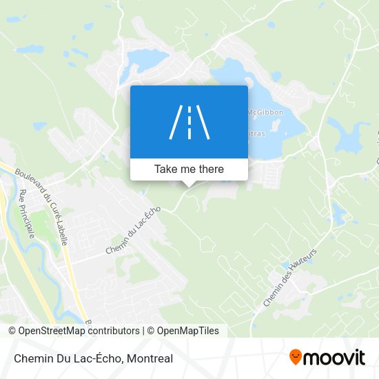 Chemin Du Lac-Écho map