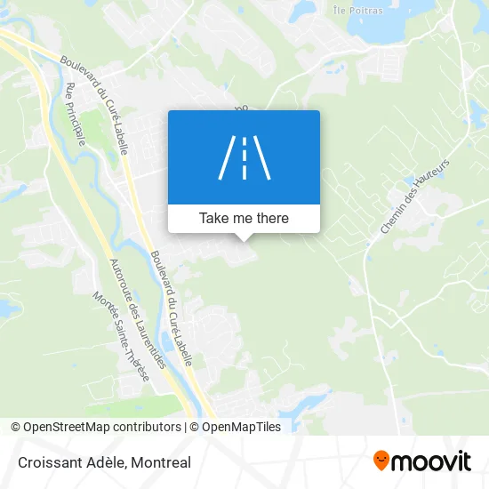Croissant Adèle map