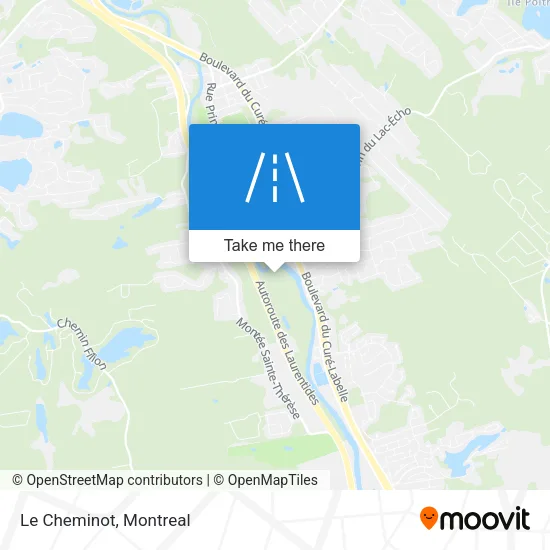 Le Cheminot map