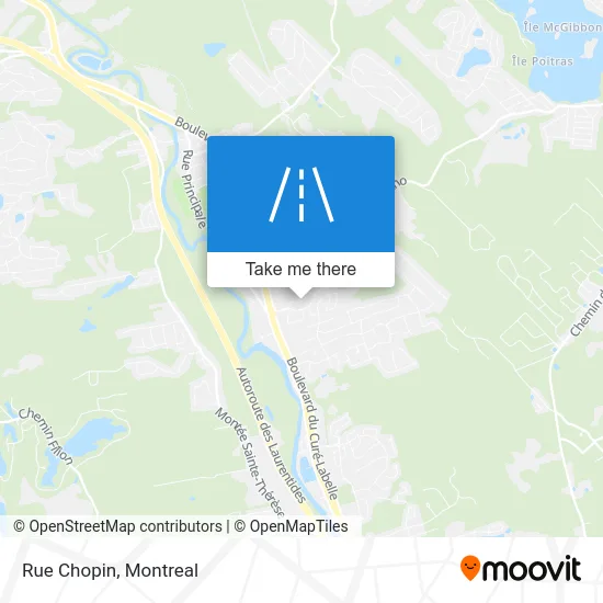 Rue Chopin map