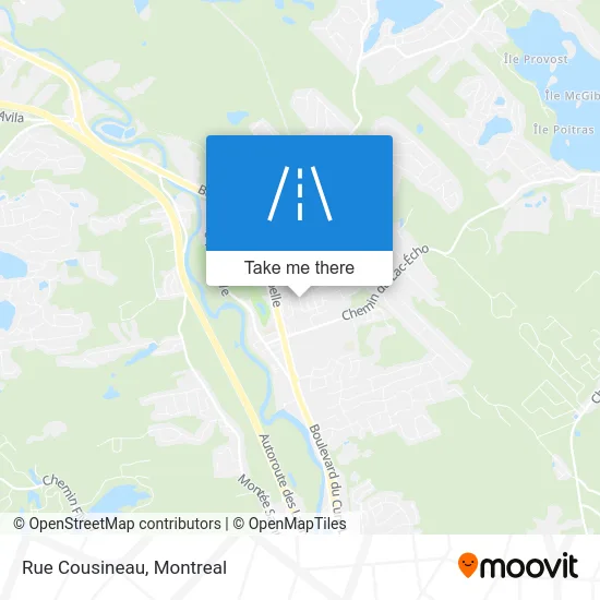 Rue Cousineau map