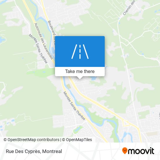 Rue Des Cyprès map