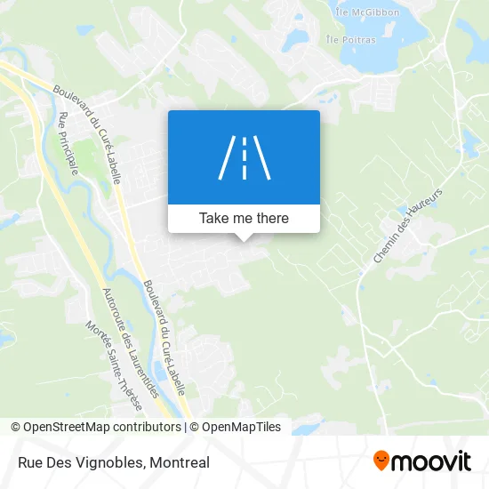 Rue Des Vignobles map