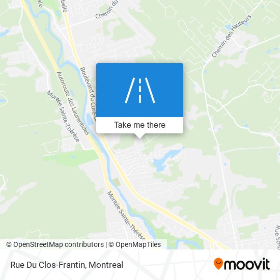 Rue Du Clos-Frantin map