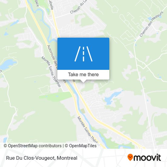 Rue Du Clos-Vougeot map