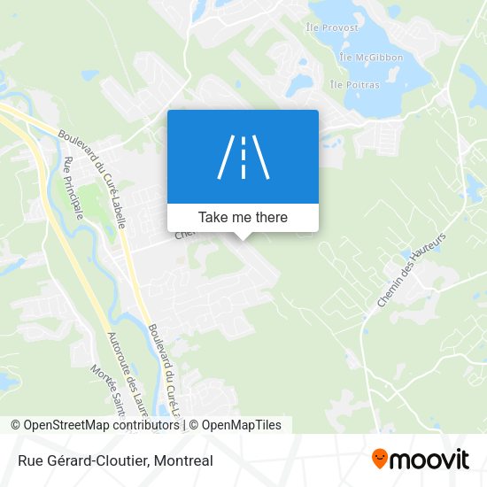 Rue Gérard-Cloutier map