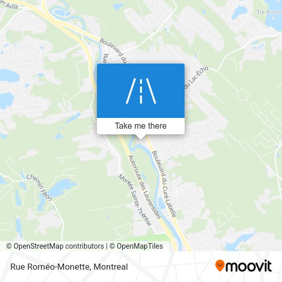 Rue Roméo-Monette map