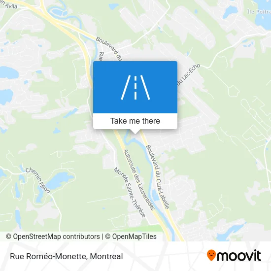 Rue Roméo-Monette map