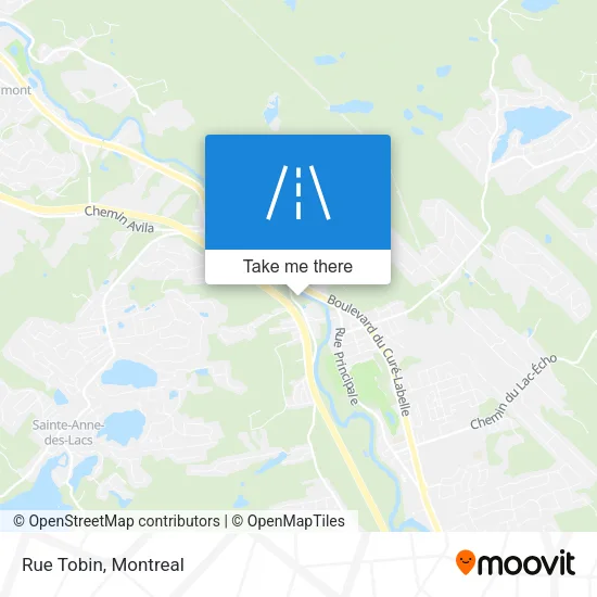 Rue Tobin map