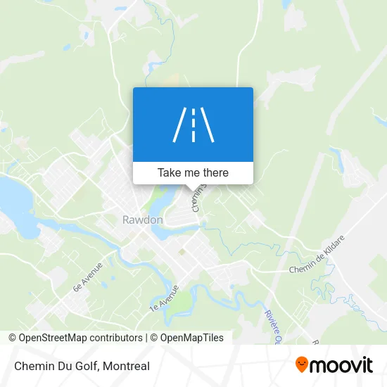 Chemin Du Golf map