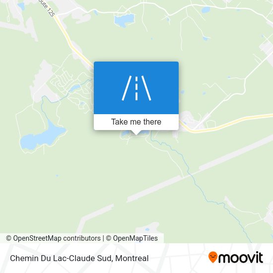 Chemin Du Lac-Claude Sud map
