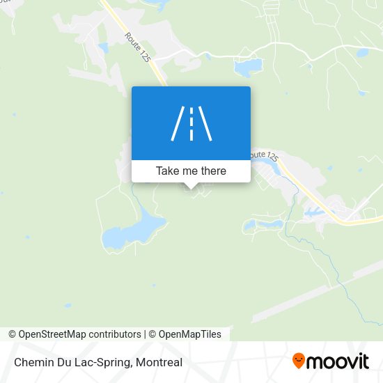 Chemin Du Lac-Spring map