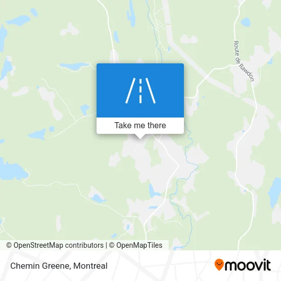 Chemin Greene map