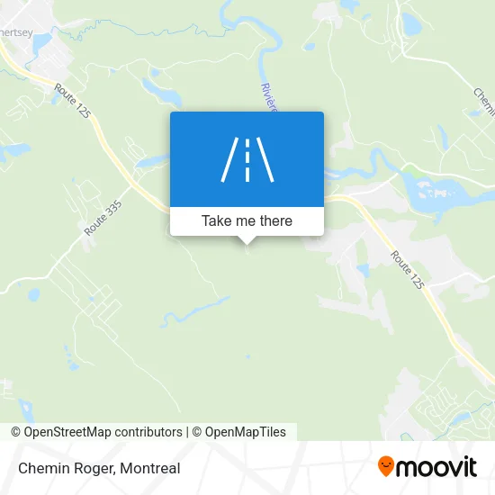 Chemin Roger map
