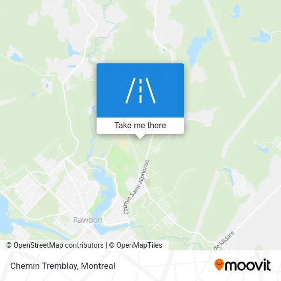 Chemin Tremblay map