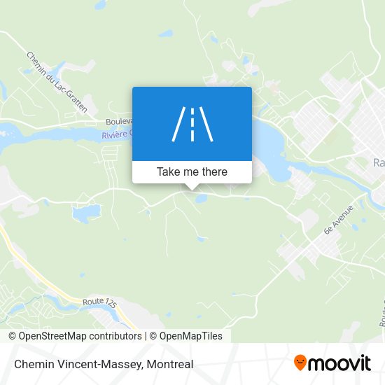 Chemin Vincent-Massey map