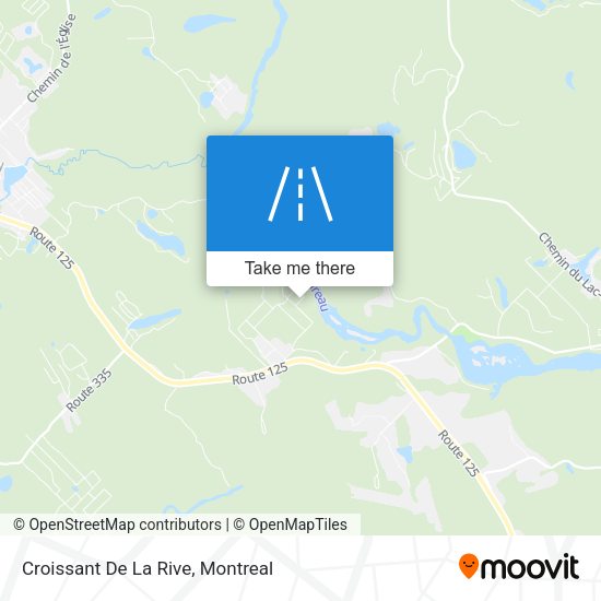 Croissant De La Rive map