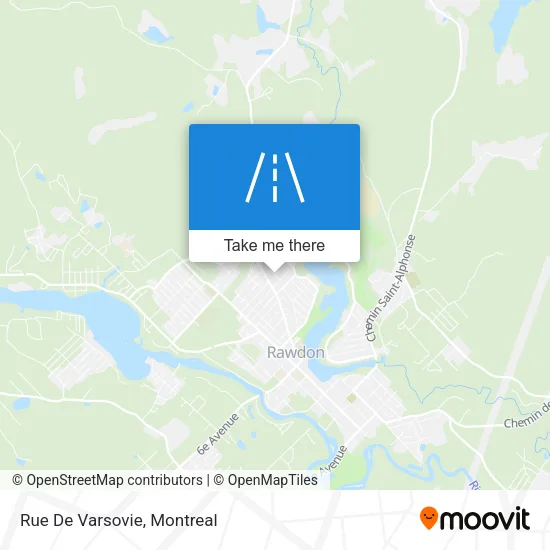 Rue De Varsovie map