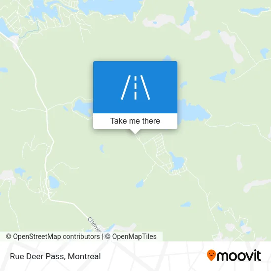 Rue Deer Pass map