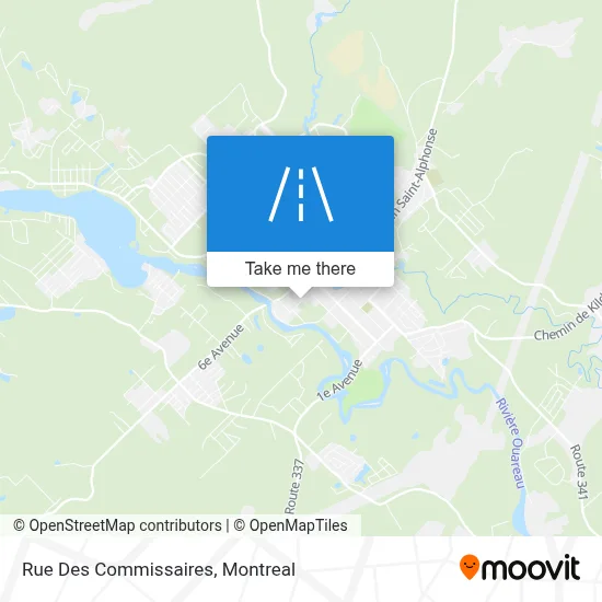 Rue Des Commissaires map
