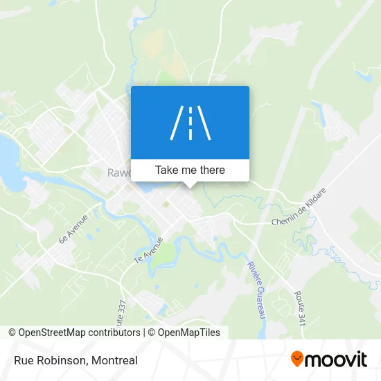 Rue Robinson map