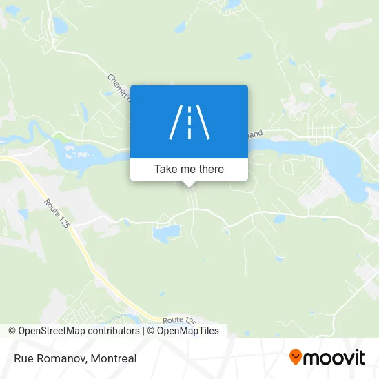 Rue Romanov map