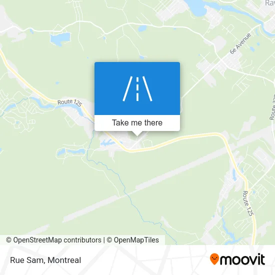 Rue Sam map