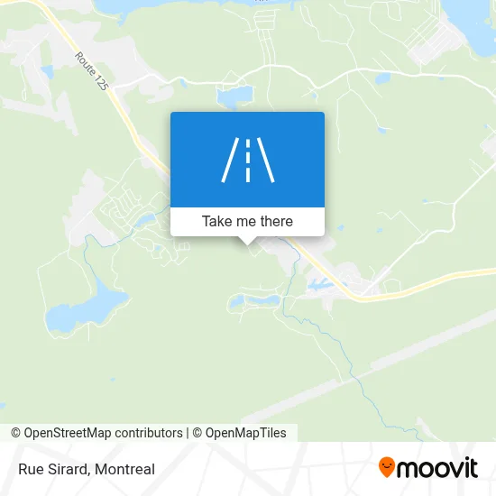 Rue Sirard map