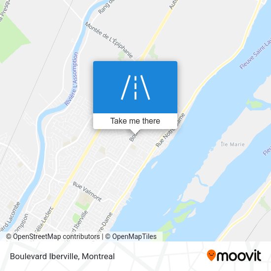 Boulevard Iberville map