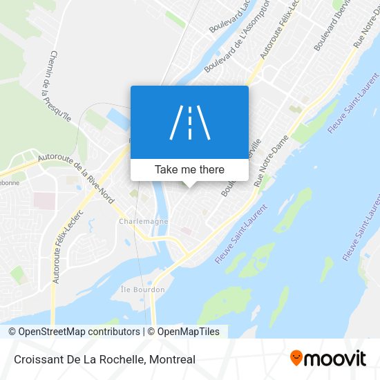 Croissant De La Rochelle map