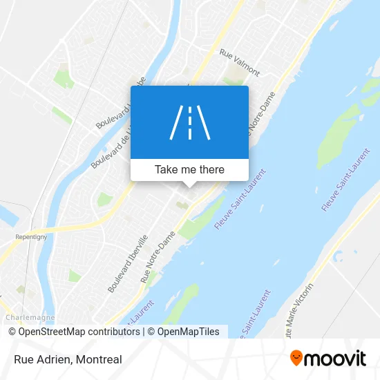 Rue Adrien map