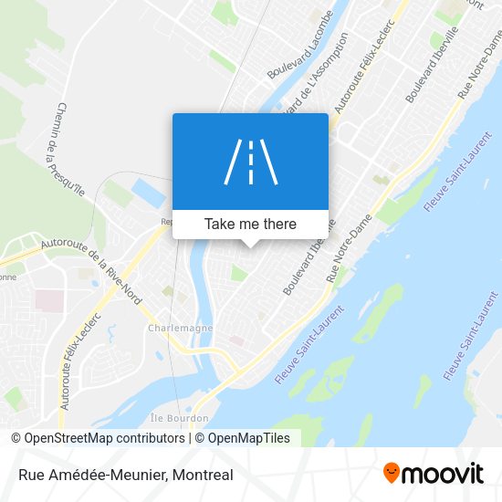 Rue Amédée-Meunier map
