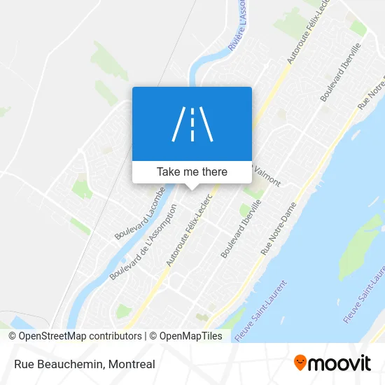 Rue Beauchemin map