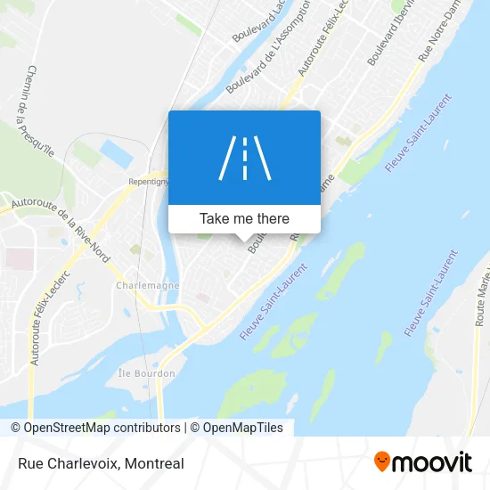 Rue Charlevoix map