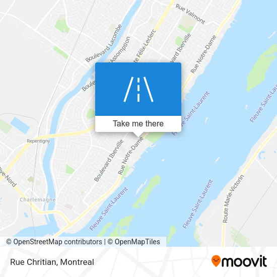 Rue Chritian map