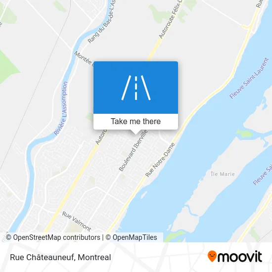 Rue Châteauneuf map