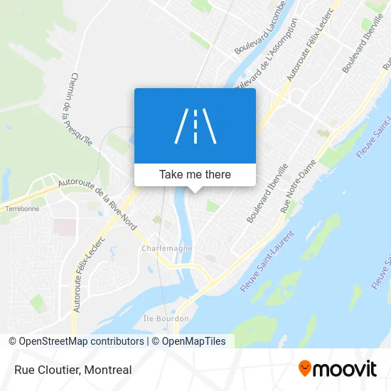 Rue Cloutier map