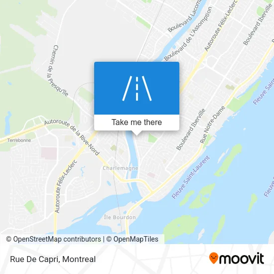 Rue De Capri map