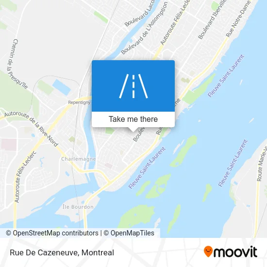 Rue De Cazeneuve map