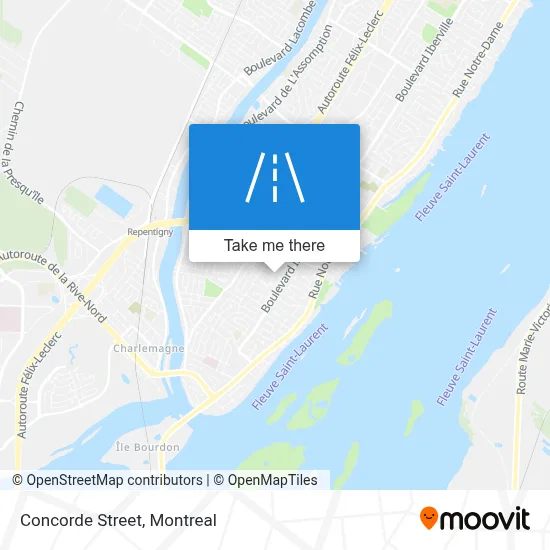 Rue De La Concorde map