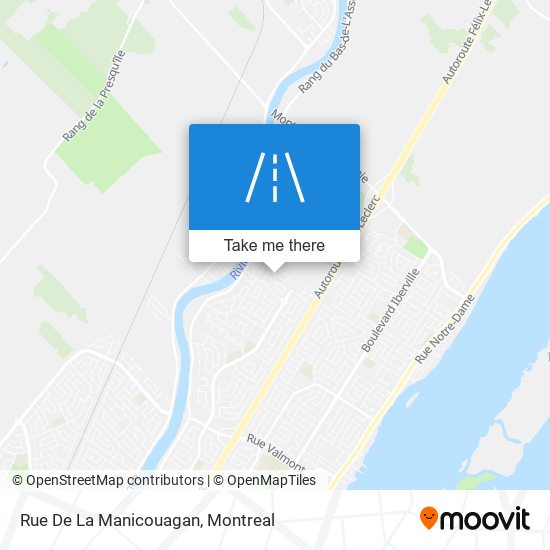 Rue De La Manicouagan map