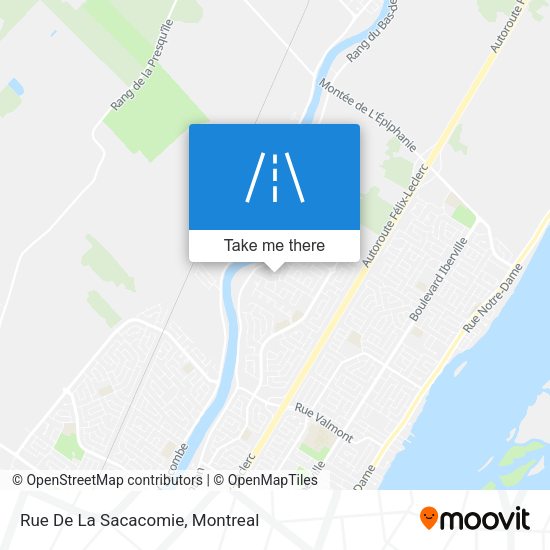 Rue De La Sacacomie map