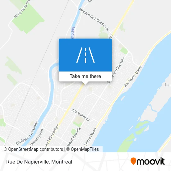 Rue De Napierville map