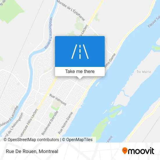 Rue De Rouen map