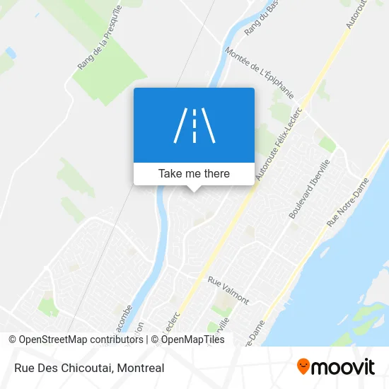 Rue Des Chicoutai map