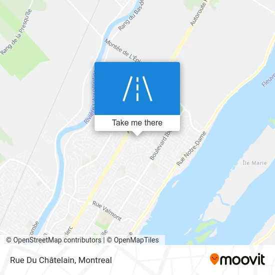 Rue Du Châtelain map