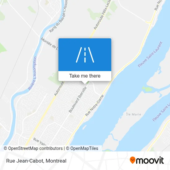 Rue Jean-Cabot map