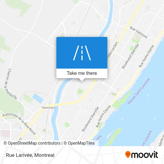 Rue Larivée map