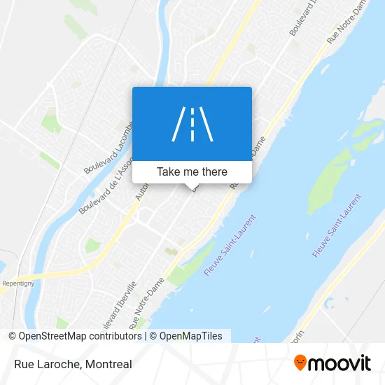 Rue Laroche map
