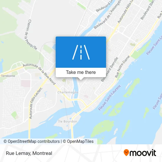 Rue Lemay map
